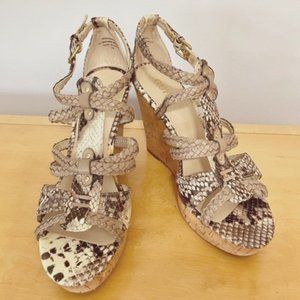 Guess Strappy Wedge Platform Sandals 7M